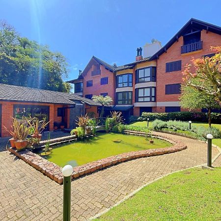 Aconchegante Apto 3 Dorm. Com Piscina Aquecida Gramado Ngoại thất bức ảnh