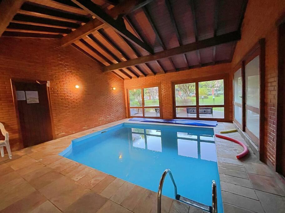 Aconchegante Apto 3 Dorm. Com Piscina Aquecida Gramado Ngoại thất bức ảnh